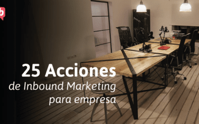 25 Acciones de inbound marketing para empresas