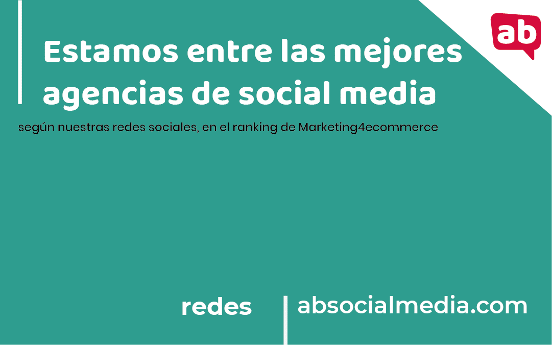¡Estamos entre las mejores agencias de social media de España!